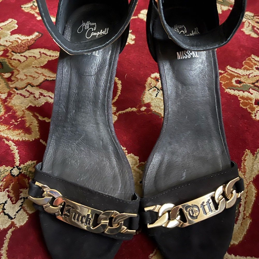Jeffrey Campbell “Fuck Off” Heels